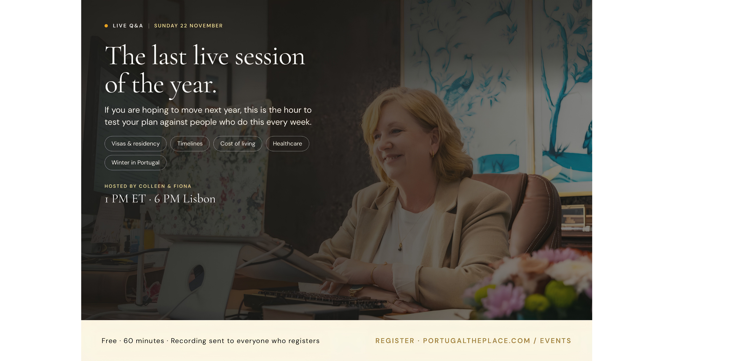 The last live session of the year.