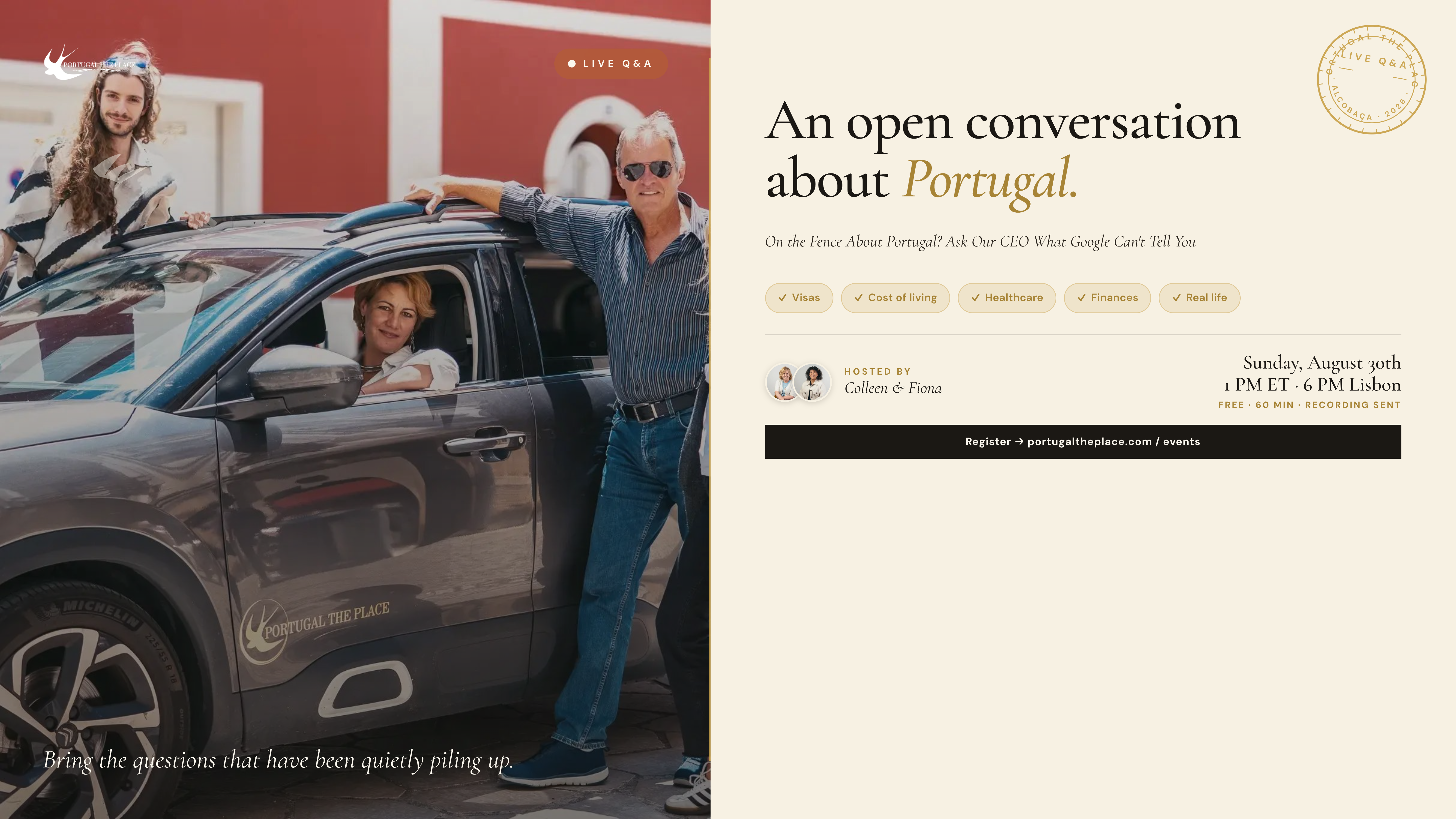 Still on the Fence About Portugal? Ask Our CEO What Google Can’t Tell You